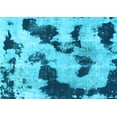 thumbnail image 1 of Ahgly Company Indoor Rectangle Abstract Light Blue Modern Area Rugs, 7' x 9', 1 of 4