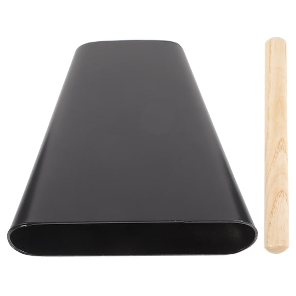 Niceauty Bells Instrument Percussion 1Pack Black Metal Cowbell For Sporting Events