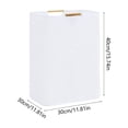 thumbnail image 3 of Large Capacity Linen Laundry Hamper with Wooden Handles Foldable Waterproof Storage Basket for Clothes Blankets, 3 of 5