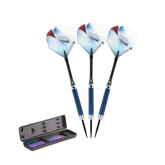 Elkadart Razor 80% Tungsten Professional Steel Tip Dart Set, 21 Grams