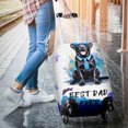 thumbnail image 3 of Happy Father's Day Best Labrador Retriever Cool Dad Ever Travel Luggage Cover Lab Dog Lover Gifts Suitcase Dust Protective Decor - 12007, 3 of 5