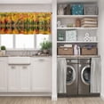 thumbnail image 3 of LALILO Kitchen Curtain Valance Morning Walk Lake England Uk Rod Pocket Window Curtain 52"x 18" Set of 2, 3 of 7