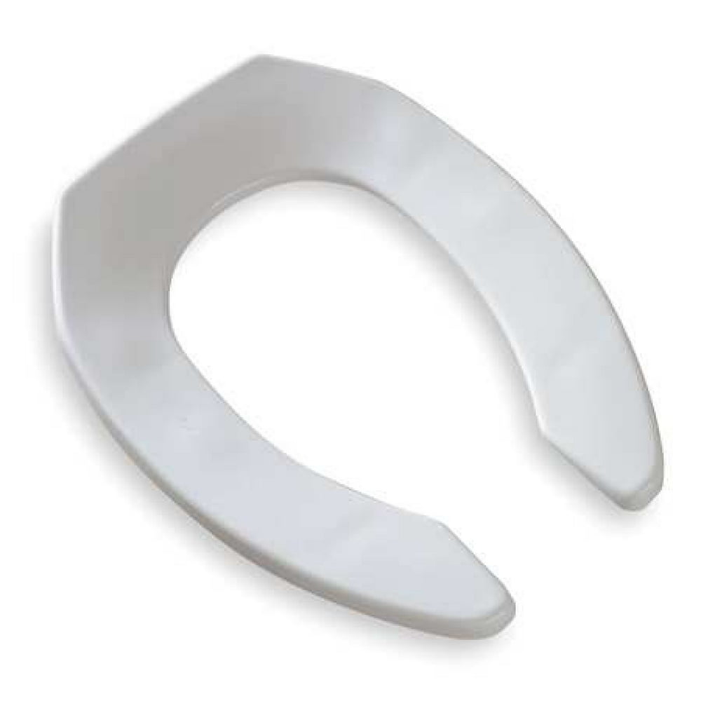 BEMIS 1955CT000 Toilet Seat, Without Cover, Plastic, Elongated, White