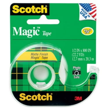 Scotch Magic Tape 1/2 Inch X 800 Inches 1 Each (Pack of 6)
