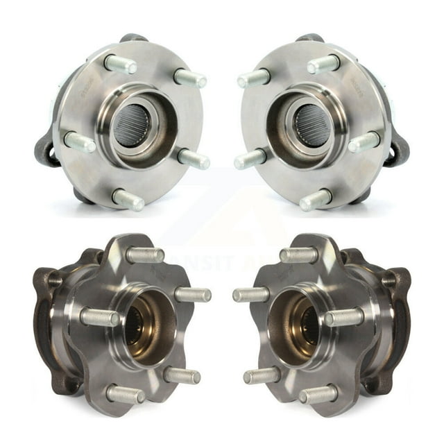 Kugel Front Rear Wheel Bearing & Hub Assembly Kit for Car Nissan Pathfinder Murano INFINITI QX60 JX35 - Left Right Side (Driver Passenger) K70-101429