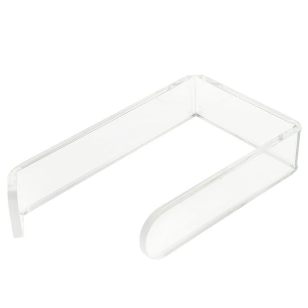 Soporte De Tejido, Soporte De Papel De Rollo Transparente Sin Perforación Para La Cocina Para El Baño