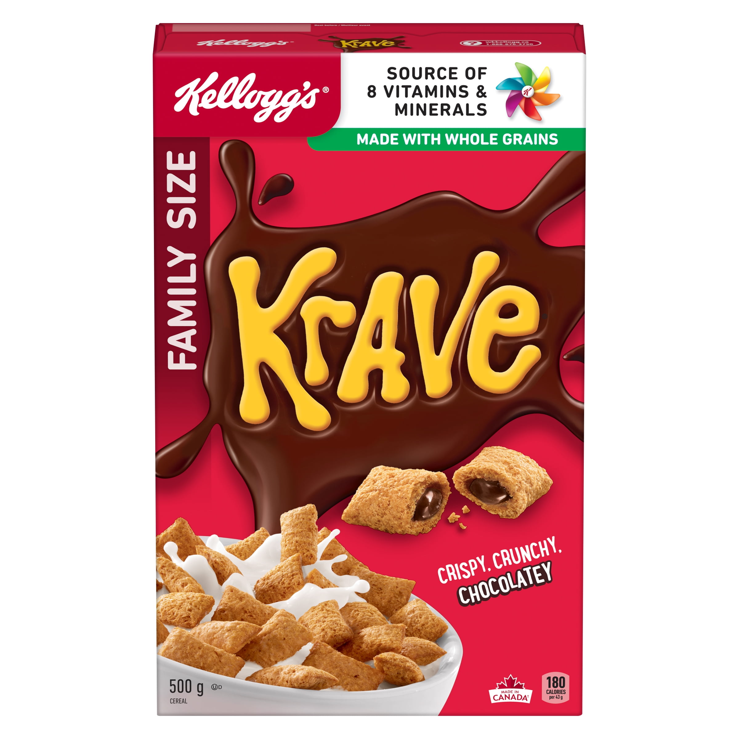 Kellogg's Krave* Cereal 500g, Kellogg's Krave* Cereal 500g