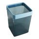 thumbnail image 5 of Cubo de basura a rayas Contenedor multifunción Cubo de basura duradero de gran capacidad Papelera para lavandería de servicios públicos Hogar, sala de azul Soledad Bote de basura doméstico, 5 of 9