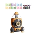 thumbnail image 4 of Alcancía de juguete y cajero automático de proyección, caja de ahorro de dinero para regalo navideño para bebé Naranja, 4 of 9