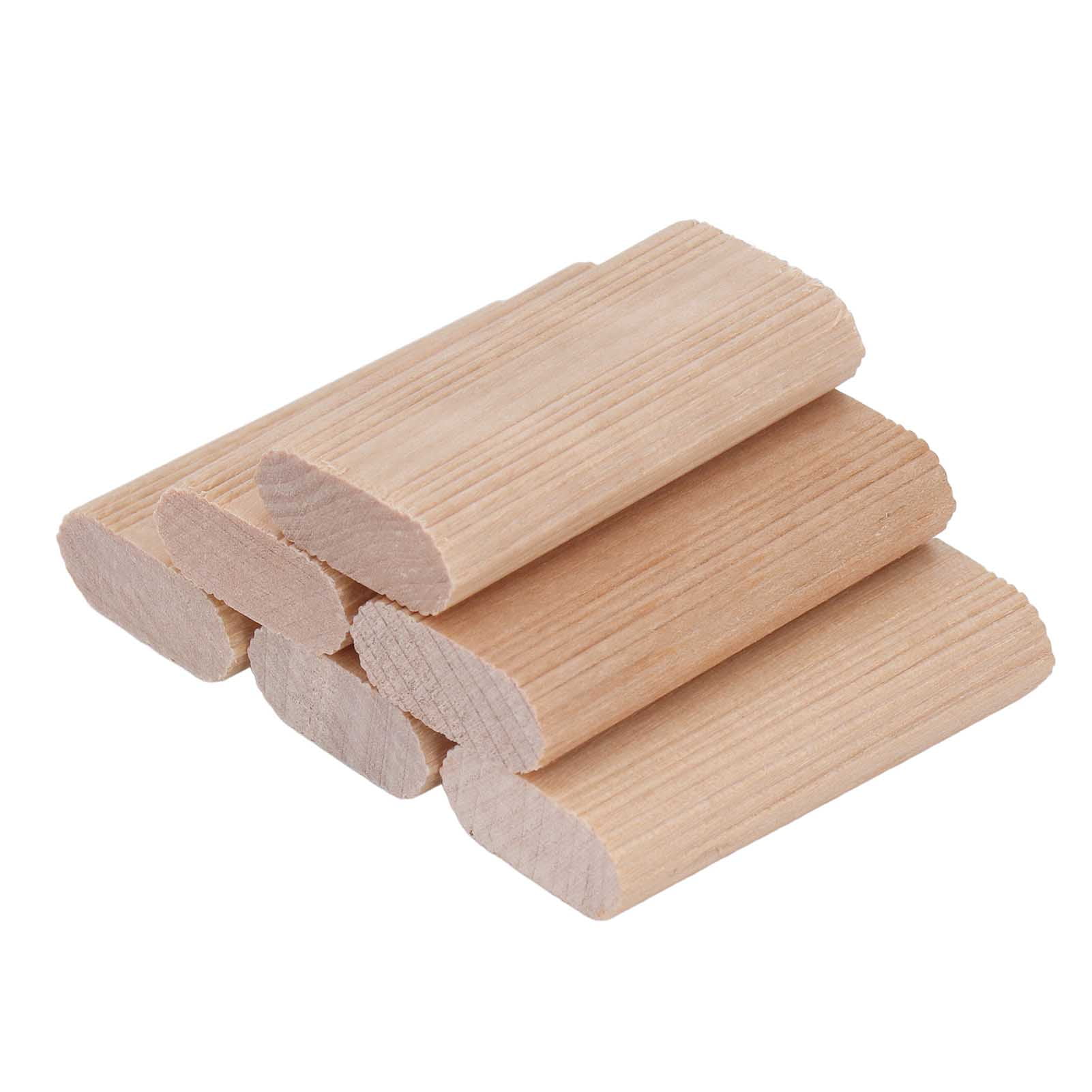 PATIKIL 3/16 Pouce Cheville Tiges Bois Bâtons, 25 Pcs 12 Pouce Long