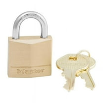 Master Lock 130D 1-3/16 In. Solid-Brass Keyed Padlock  Pin Tumbler - Quantity 1