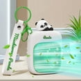 thumbnail image 1 of Portable Mini USB Charging Handheld Fan Keychain | Cute Pattern Design | Adjustable Wind Speed | Silent Operation | 500mAh Battery | Compact Lightweight | 6.4x10.4cm | Ideal for Office, 1 of 9
