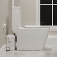 thumbnail image 3 of Macerating Toilet For Basement| 23Ft Vertical Sewage Lift, 700W Stainless Steel Grinder, Dual Odor Control System, 1.06/1.59 Gpf Dual Flush DV-1F340ZH006, 3 of 15