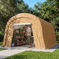 thumbnail image 4 of MOALCOFER 10'x20' Carport,Heavy Duty Car Canopy with Steel Frame,Portable Garage with Weatherproof Cover, 4 of 6