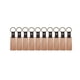 thumbnail image 1 of 10 llaveros de madera con forma de llavero, con cierre de cinturón, para llaves, etiquetas para bolsos, colgantes, bricolaje. Rectangular, 1 of 9