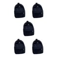 thumbnail image 3 of relayinert Trendy Backpack For School Unisex Multifunctional Practical Gifts Sturdy And Durable School Backpack black 5Set, 3 of 6