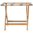 thumbnail image 2 of Wooden Mallet LR2-LOGRY Porte-bagages Design Courbe avec Sangles Grises - Chêne Clair, 2 of 6