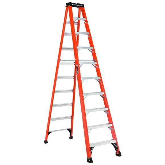Louisville Ladder Escabeau en Fibre de Verre de 10 Pieds, Capacité de 375 Livres, FS1410HD