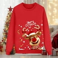 thumbnail image 4 of MIASHUI 2025 Pyjamas de Noël Assortis à Carreaux Pantalons pour Famille Ensemble Famille de Maman Chandail en Molleton Noël 26 Lettres Imprimées Col Rond Parent-Enfant Chandail en Molleton Hommes,TTG, 4 of 6