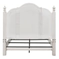 thumbnail image 4 of Farmhouse Reimagined White Queen Poster Bed, 4 of 6