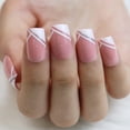 thumbnail image 3 of 24 uñas postizas brillantes, cobertura completa, uñas postizas para mujeres y niñas, 3 of 6