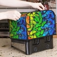 thumbnail image 7 of Balery Multicolored Butterflies Pattern Oven Cover Kitchen Bread Machine Protector, 4 Slice Toaster Cover for Home, Anti Dust Fingerprint Coaster Cover, 7 of 7