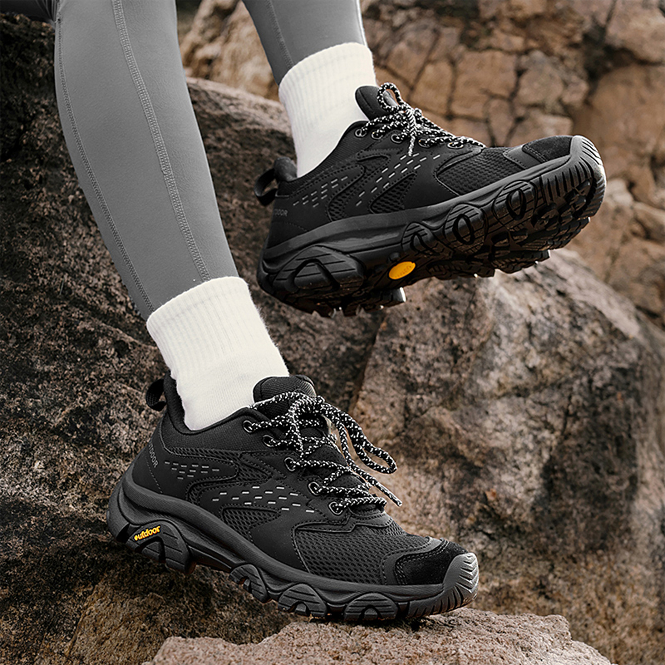 YOURDIARY Womens Mens Hiking Shoes Unsex Comfortable Breathable Anti-Slip Sneakers