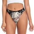 thumbnail image 1 of Balery Baseball Breaking Glass Tangas de Algodón para Mujer con Estampado – Ropa Interior Sexy, Transpirable, G-string-4X-Large, 1 of 6