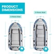 thumbnail image 4 of Intex Excursion 5 Inflatable Boat Set w/Transom Mount Trolling Motor, 4 of 13