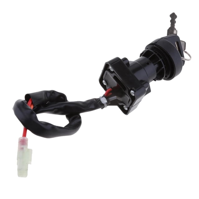 Interruptores de Llave de Encendido Negros de para LTZ400Z LTF250 LTF250 Yotijar Interruptor de llave de encendido de motocicleta