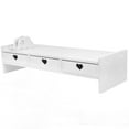 thumbnail image 4 of KAKOWELY monitor stand riser Computer Monitor Riser Office Desk Organization and Keyboard Storage Drawer Type Rack Monitor Laptop Heightening Base Bracket, 4 of 5