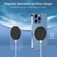 thumbnail image 2 of Soporte De Carga Soporte de Carga Magnético Plegable 15W para iOS 16.0 MacOS Ventura (Negro) Tmvgtek Para estrenar, 2 of 7