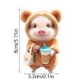 thumbnail image 3 of Cute Car Interior Acrylic Pendant Keychain Hanging Ornament Vehicle Accessory, 3 of 8