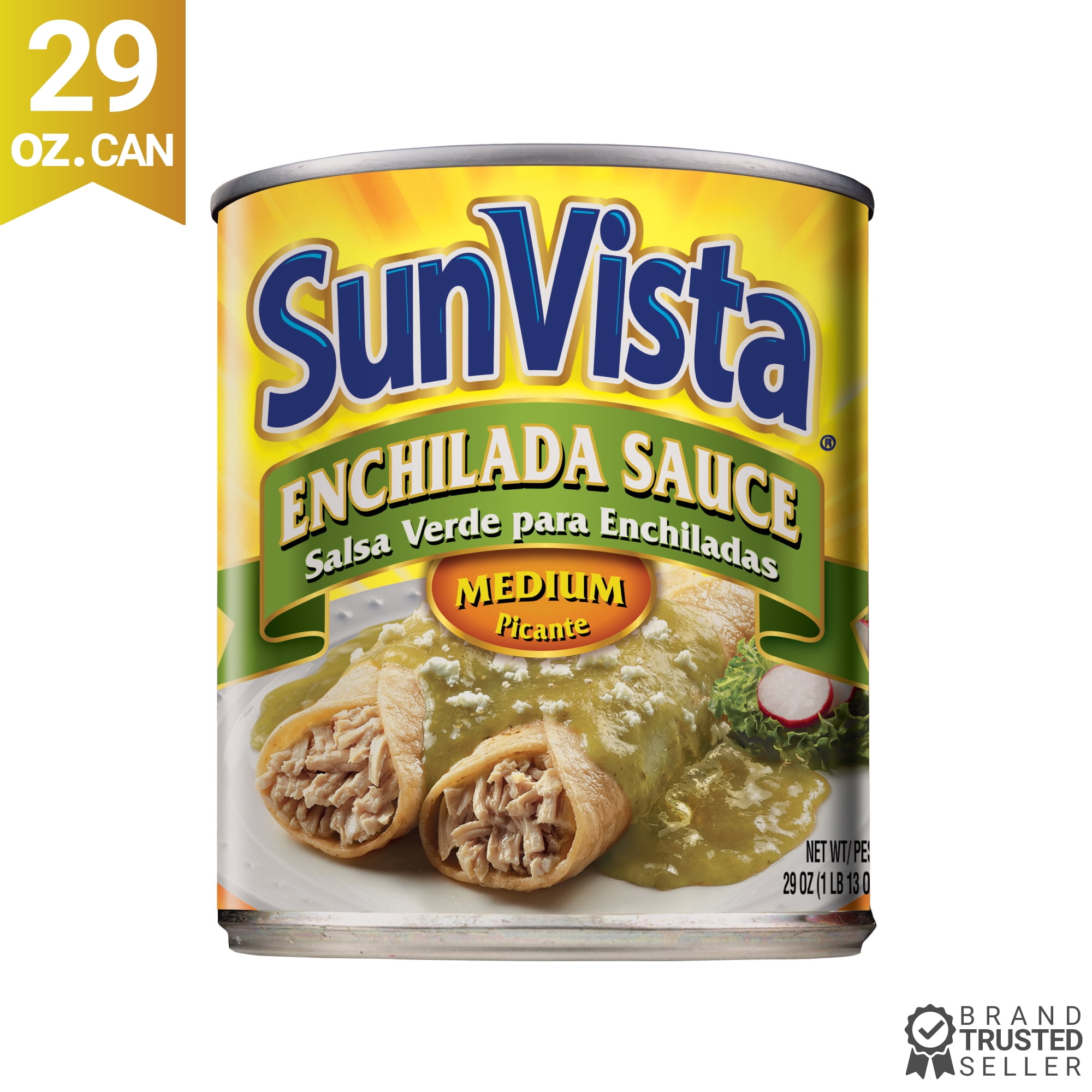 SunVista Medium Green Enchilada Sauce 29 Oz. Can