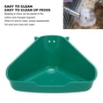 thumbnail image 4 of Bandeja Higiénica Esquinera Para Hurones, Conejos, Ratas, Cobayas Y Otros Animales Pequeños, Orinal Triangular A Prueba De Salpicaduras Caja Higiénica Esquinera Para Chinchillas, 4 of 7