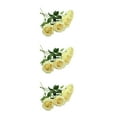 thumbnail image 1 of Lote de 10 flores de seda Injueey color champán para bodas y decoraciones del hogar, 1 of 6