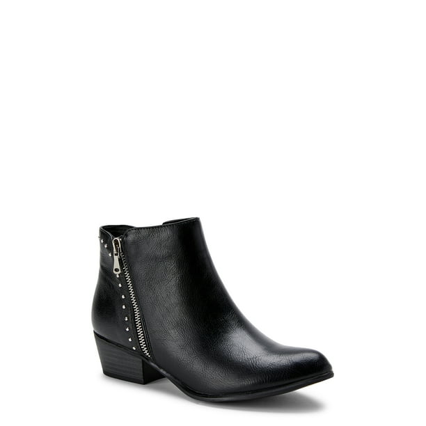 booties with zipper on side