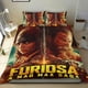 thumbnail image 1 of Mad Max Furiosa Conjunto de sábanas temático, trío de piezas, cómodo y amigable con la piel, diseño único, regalo de decoración para el hogar para familiares, amigos y fans,135cm *200cm, 1 of 6