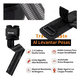 thumbnail image 2 of Par De Straps Muñequera Bloosom  Gym Crossfit Pesas Correa De Soporte Negro/ Gris, 2 of 4