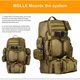 thumbnail image 4 of Soidarity Paquete de día Nylon Algodón Ciclismo Accesorios Paquetes de mensajero Bolsos de hombro Suministro de escalada impermeable Bolso de senderismo Mochilas de mochilero Camuflaje negro Soidarity OD023073-03, 4 of 6