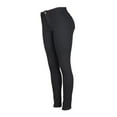 thumbnail image 4 of Women's Butt Lift Super Comfy Stretch Denim Skinny Seamless Stretchy Leggings Yoga Jeans Black, 4 of 8