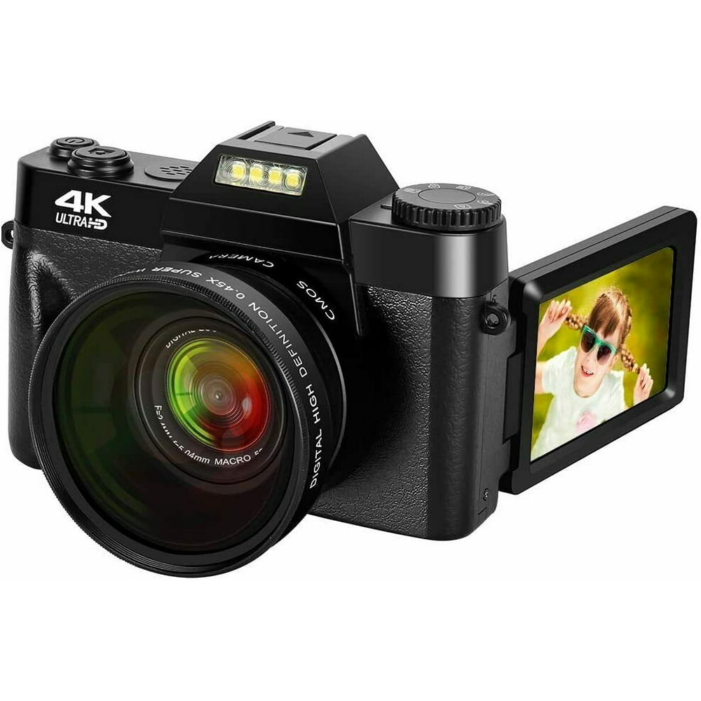 Digital Camera 48MP 4k Camera Vlogging Camera for YouTube 30FPS with WI