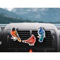 thumbnail image 6 of WIRESTER Car Air Freshener Fragrance Vent Clip Interior Decoration for Cars with Lemon Scented Pad - Animal Red Cardinal Bird (S1), 6 of 7