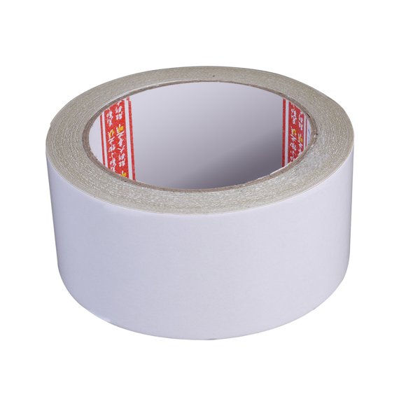 RUNROTOO White Double Sided Carpet Tape for Rugs and Mats with Strong Adhesion and Easy Residue Free Removal