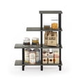 thumbnail image 3 of Furinno Turn-N-Tube 4-Tier Cube Ladder Shelf, French Oak Grey/Black, 3 of 5