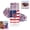 D, variant on Festival Glitter Stick – Red White Blue Face & Hair Sparkle, Waterproof Body Glitter for Parties, Games, Holidays & Parades(D)