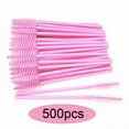 thumbnail image 2 of 50/100/300/500pcs Eyebrow Eyelash Brushes Eyelash Spoolies Mascara Wands Applicator for Eyelash Extension Makeup Tool, 2 of 10
