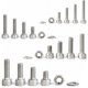 thumbnail image 3 of Kit de 520 piezas M3 M4 M5 M6 de acero inoxidable con cabeza hueca hexagonal, tornillos con rosca y surtido de tuercas, 3 of 5