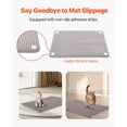 thumbnail image 3 of Style Cat Litter Trapping Mat, 30x24 Inches, 2-Layer Honeycomb Design, Non-Slip & Leak-Proof Litter Box Floor Mat, 3 of 6