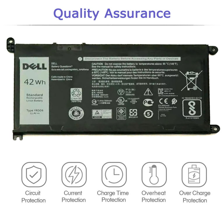 Amazon.com: HASESS YRDD6 Battery Replacement for Dell